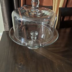Glass Cake Stand 