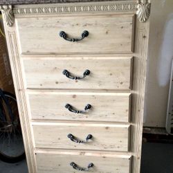 Granite Top Chest and End Table