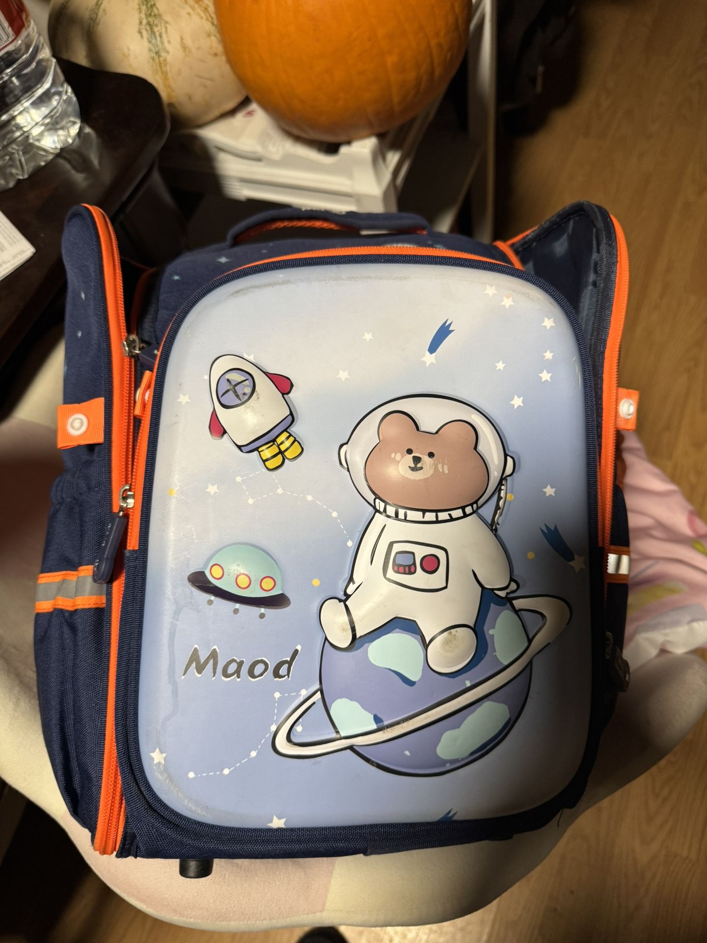 Maod Toddler Backpack Boys Girls Kids Elementary School Blue Orange Super Cute!