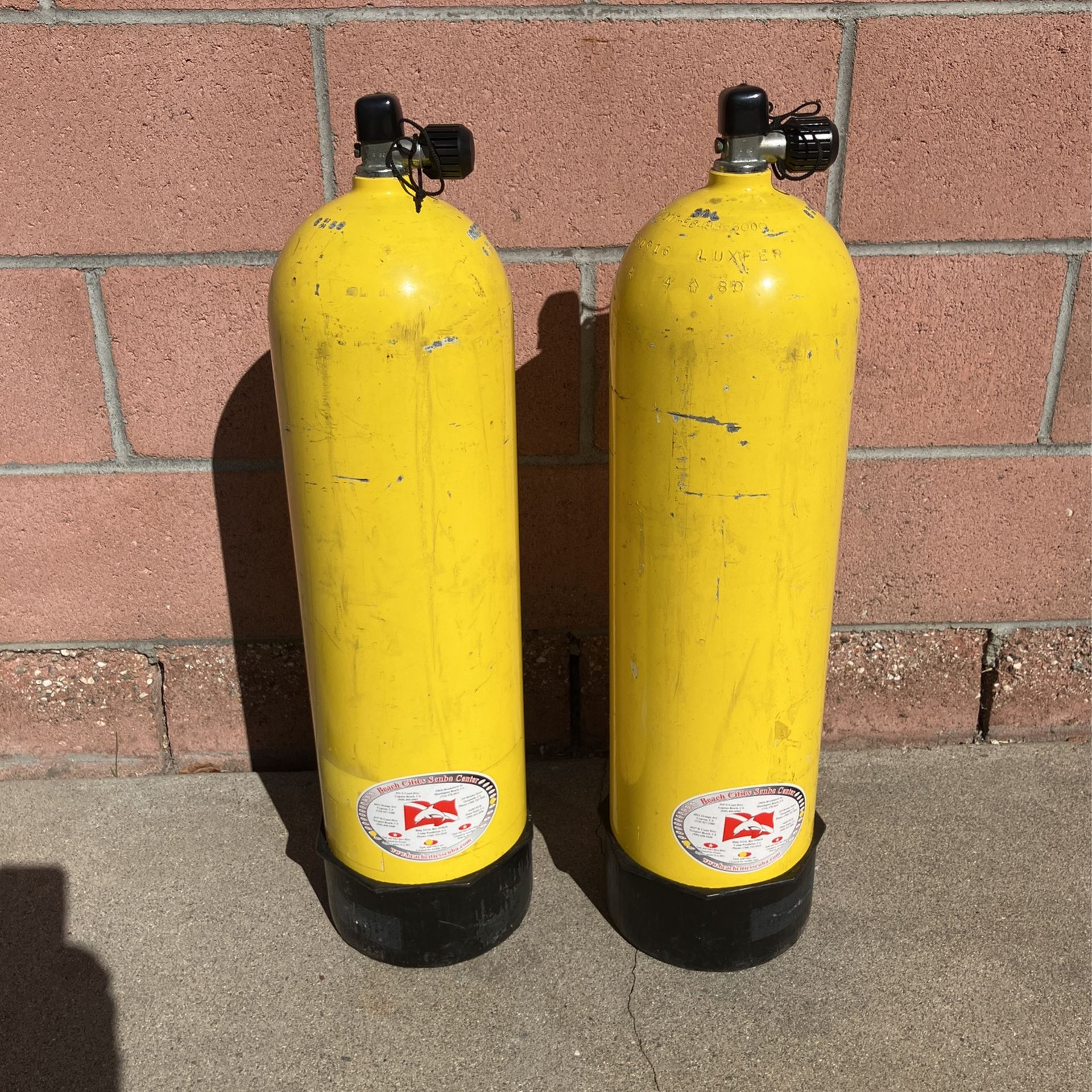 Two Scuba Diving Tanks