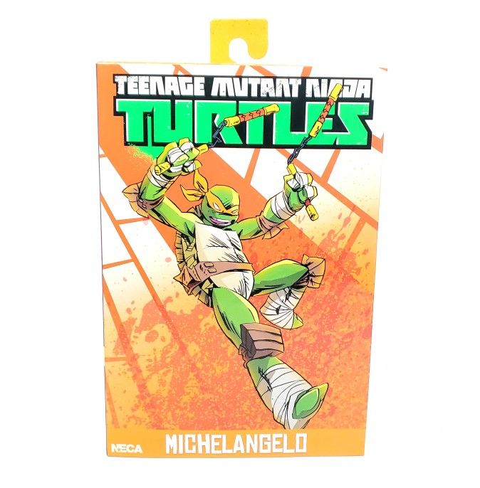NECA TMNT Teenage Mutant Ninja Turtles 2012 Michelangelo Cartoon Figure