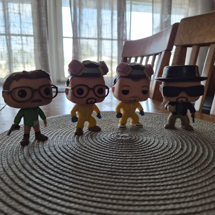 Breaking Bad FUNKO LOT! (LOOSE) Minor Damage On Jesse-looking To Unload To Good Family Who Wants To Display! 