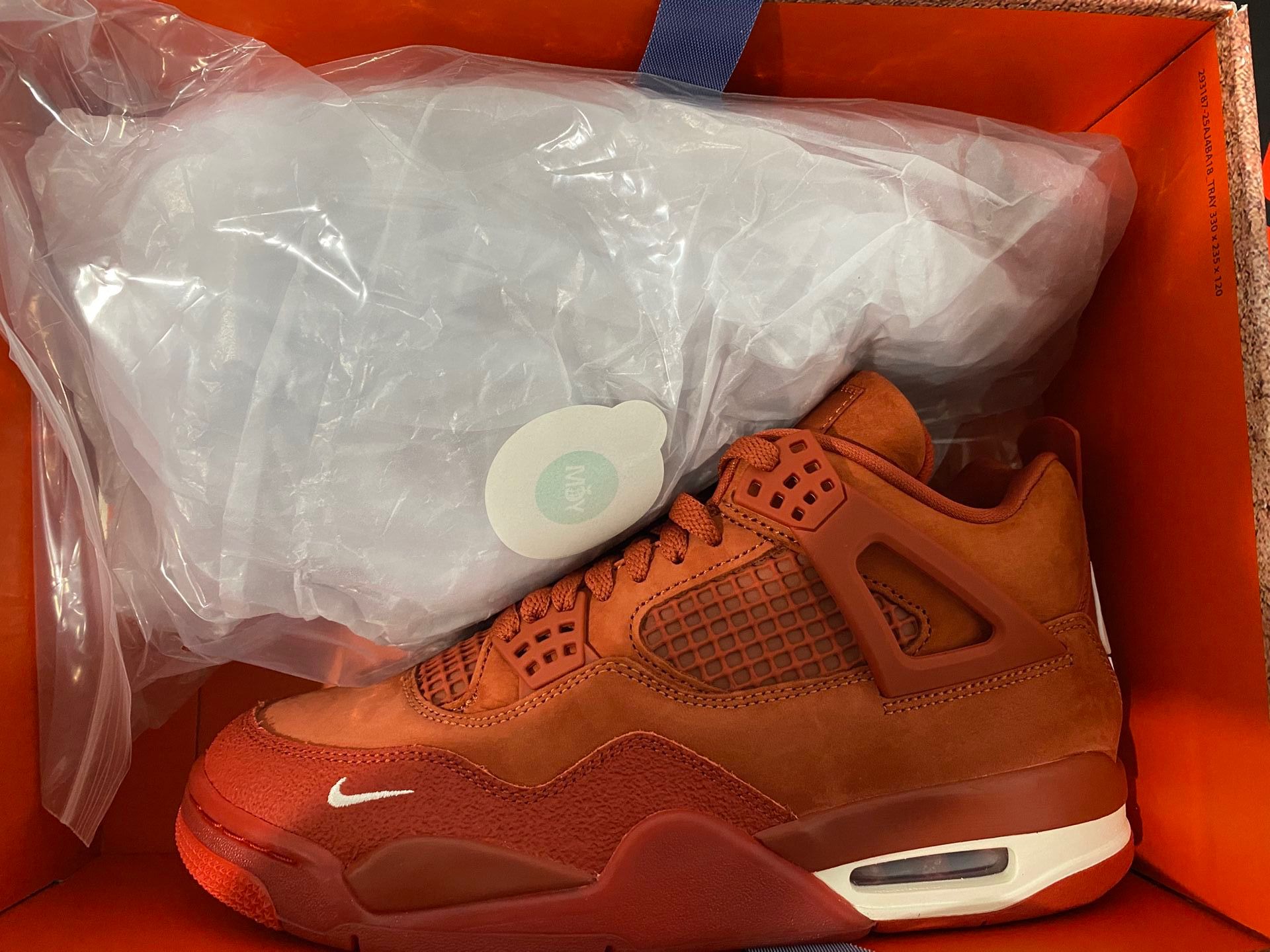 Jordan 4-Brick By Brick-Brand New-Size 8