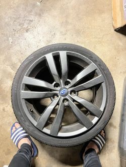 2016 Subaru Wrx Stock wheels. 