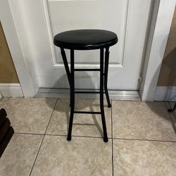 COSTCO Backless Vinyl Padded Folding Stool… 14” Height… In Great Condition… $15
