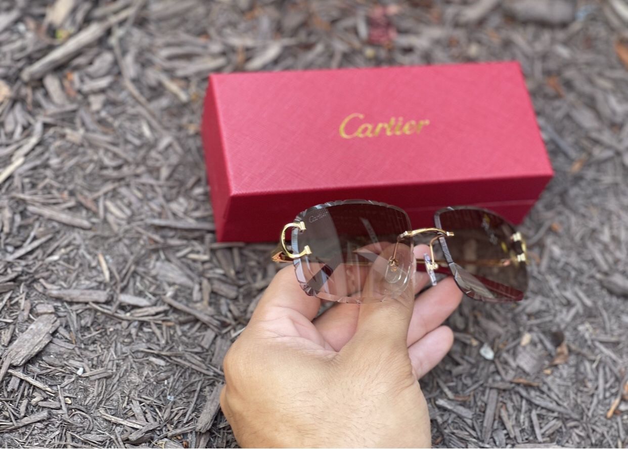Cartier Glasses- Brown Gold