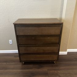 Vintage Four Drawer Dresser