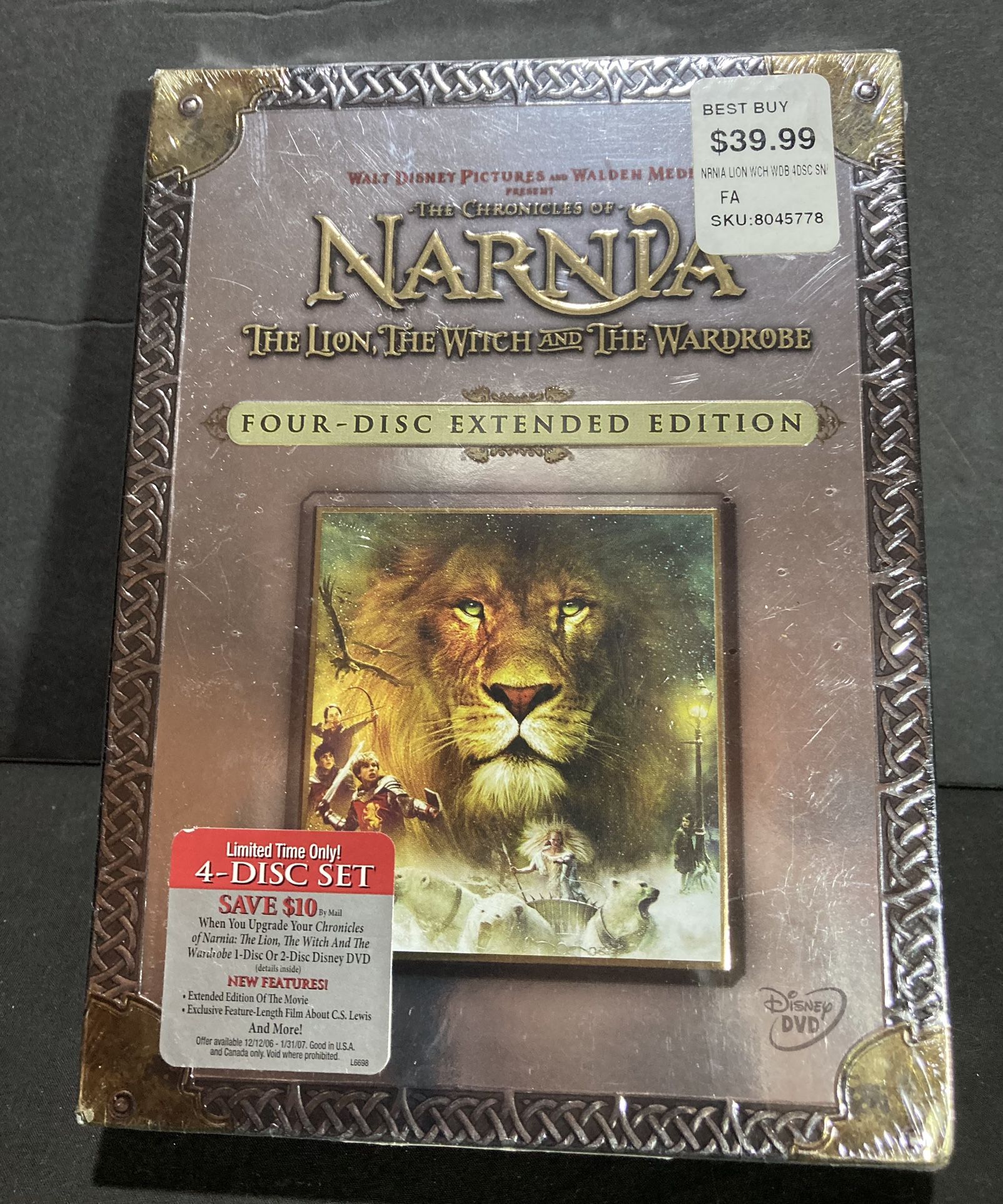 New Inbox, Narnia, The Lion, Witch And Wardrobe, Ford Disc Extended Edition