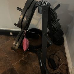 300 Lb Olympic Weight Set With Rack