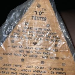Vintage IQ test