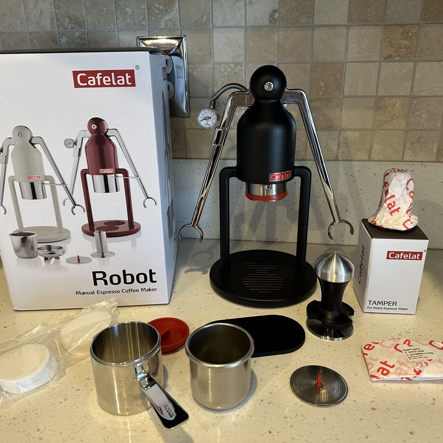 Cafelat Robot - Barista Version - Black - Used for Sale in Chino