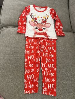Toddler Reindeer Pajamas Size 2t