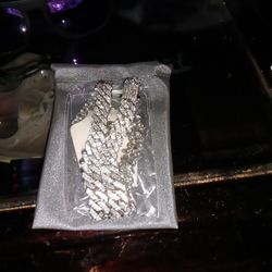 Birthstone Diamond Cuban Chain