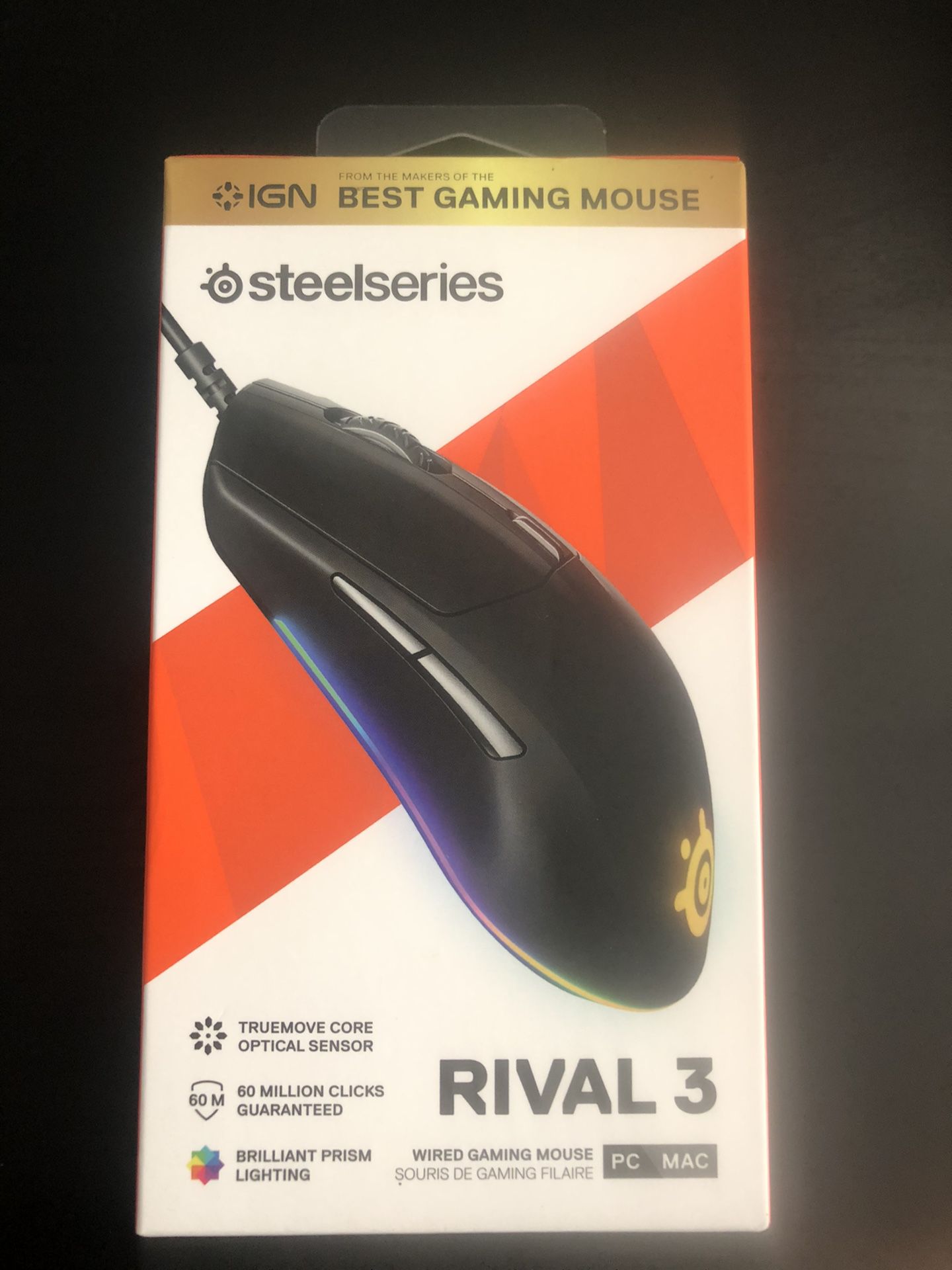 steelseries Rival 3 gaming mouse