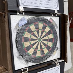 New Dart Board With Cabinet
