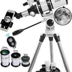 Gskyer Telescope, Telescopes for Adults, 80mm AZ Space Astronomical Refractor Telescope Kids, Adults Astronomy, German Technology Scope