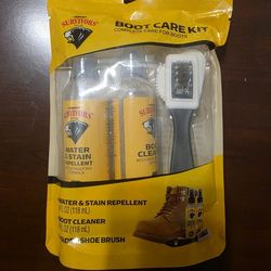 Herman Survivors Boot Care Kit Water & Stain Repellent Cleaner Shoe Brush