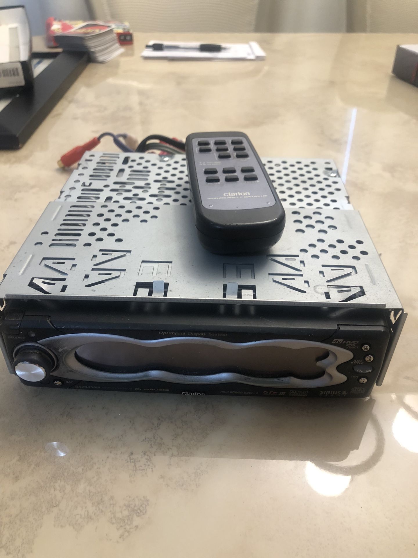 Clarion ADDZEST DXZ 945MP IDIN Car Audio Player With Remote