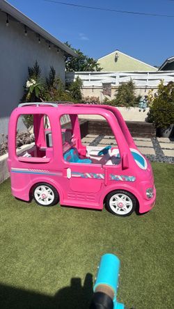 Power wheels Barbie camping car 💖