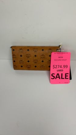 MCM FOLD LARGE WALLET