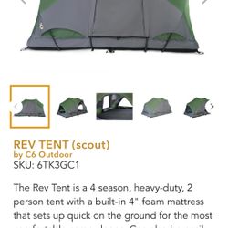 C6 Outdoor Rev Tent (w/ Ladder)