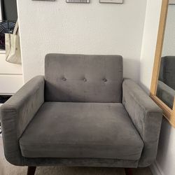 Beautiful gray armchair