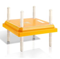 Chick Brooder Heating Plate,10"x10" Heat Plate for Chicks with Thermostatic Anti-Slip Adjustable Height & Angle,15 Watts Brooder Heater for Chicks War