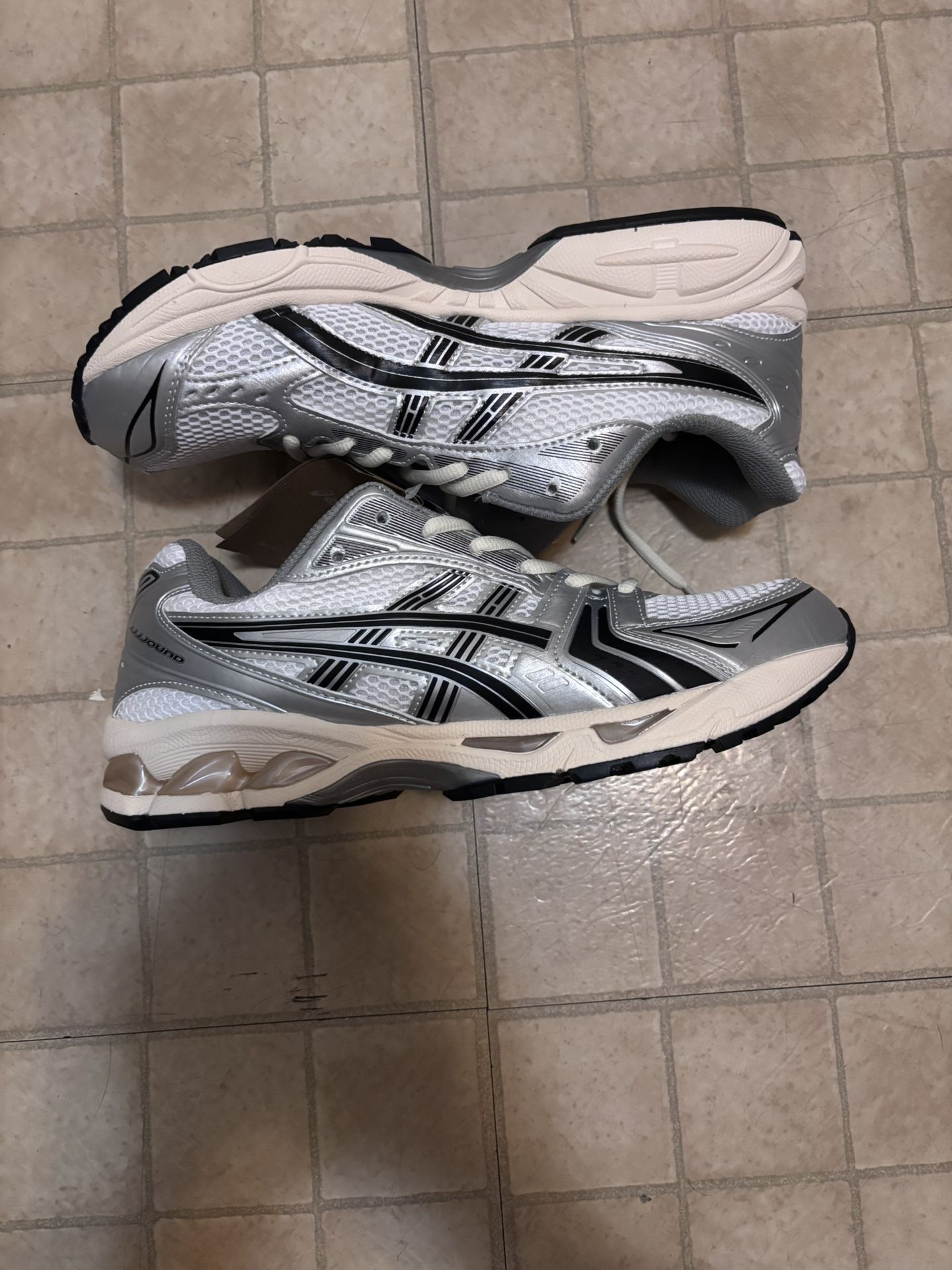 ASICS Gel-Kayano 14 JJJJound Silver Black Size 11 Brand New (NO BOX)
