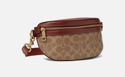 Coach Signature Canvas Belt Bag purse