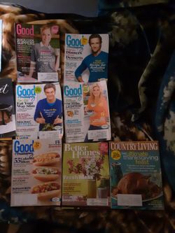 Good Housekeeping Magazines Lot  Recipes, Ideas, Weight Loss Health Fitness Healthy New Years Resolutions 