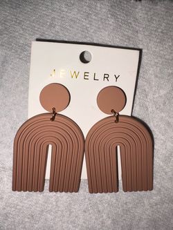 Brown Earrings