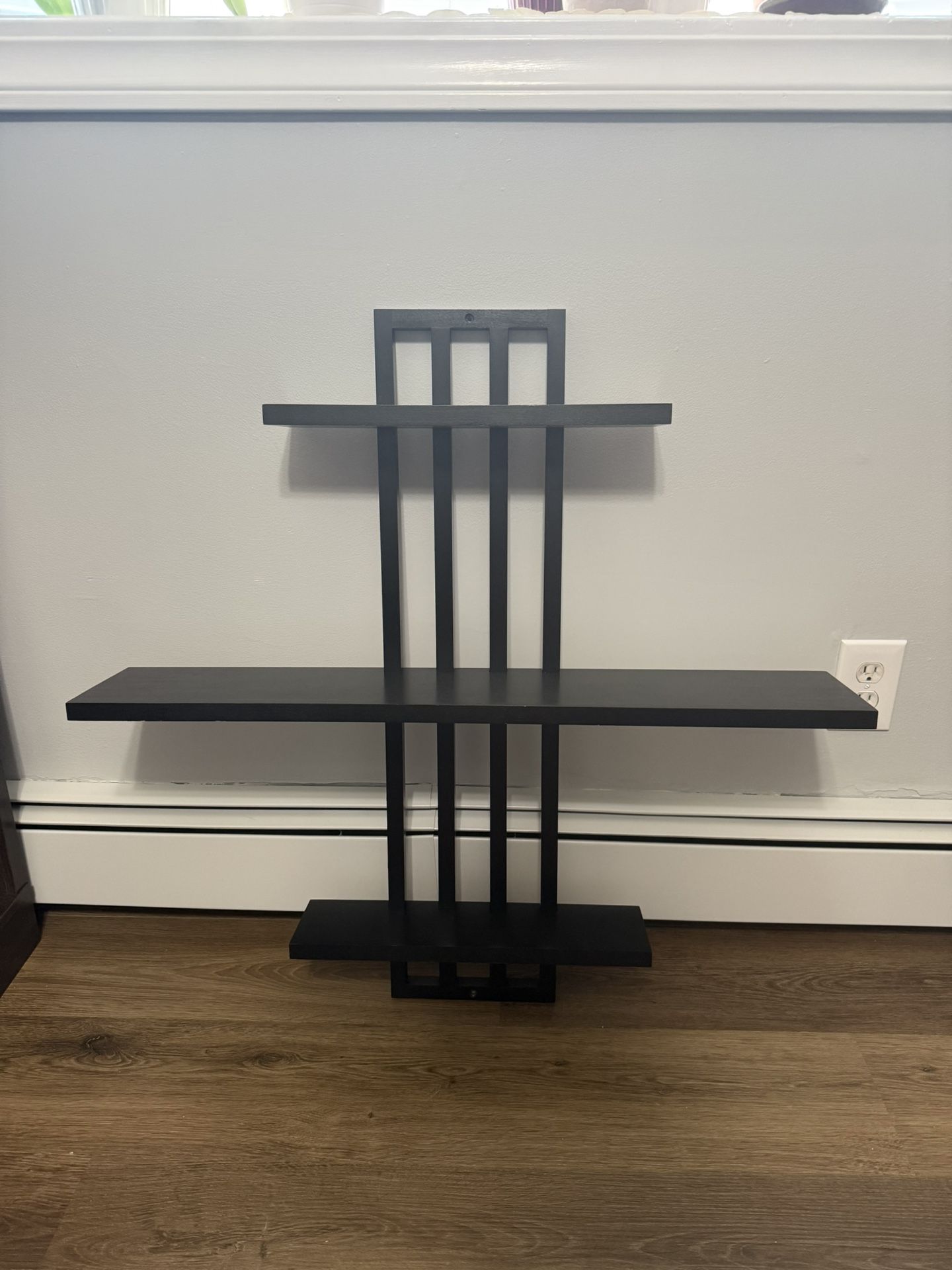 Black Wooden Shelf