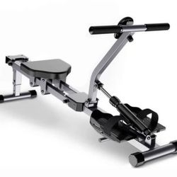 Rowing Machine, Compact Adjustable Rowing Machine 12 Levels of Complete Body Workout Resistance for Home, Low-Impact
