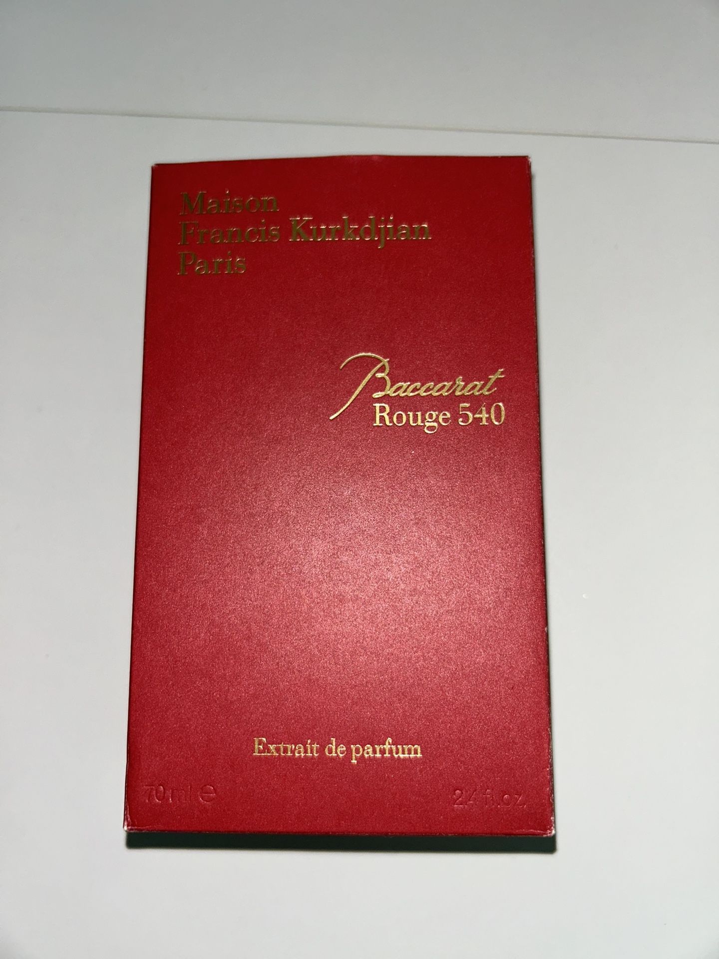 Maison Francis Kurkdjian Paris Baccarat Rouge 540