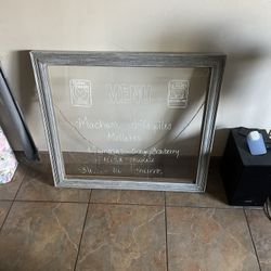 Glass Display Sign