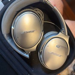 Bose QuietComfort over-ear headphones. QC35