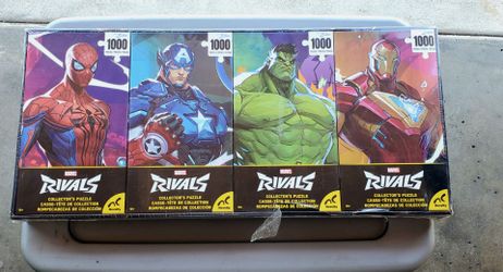 Marvel Comics Rivals Collector's Puzzle Set