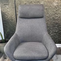 Blue Grey Rocking Chair 