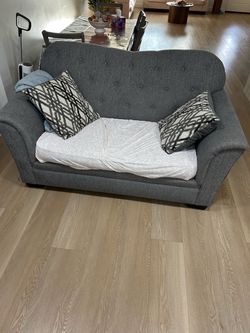 Loveseat and sofa very clean