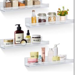 4 Pack Floating Shelves for Wall Storage