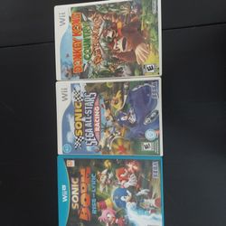 Wii And WiiU Games 