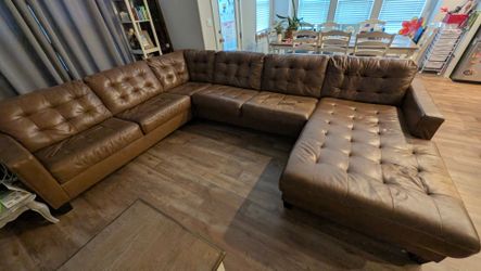 Leather Sectional