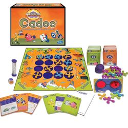 CRANIUM Cadoo The original version is back by popular demand and today kids will be puzzling, sketching, sculpting, acting and code-cracking with the 