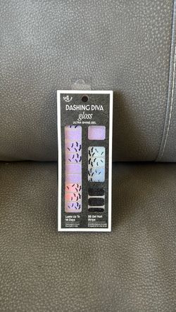 New Dashing Diva Halloween Bats Pastel Glitter Gloss Ultra Shine Nail Gel Polish Strips
