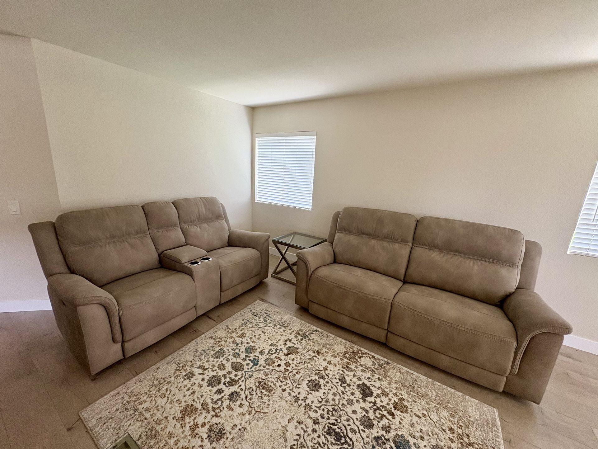 Reclining Sofa and Loveseat - Next-Gen Durapella (faux leather)
