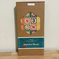 Uncle Goose Alphabet Blocks New
