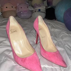 Decoltish 100 Suede Christian Louboutin