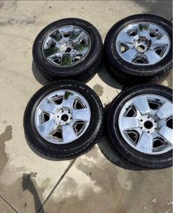 Chevy Silverado rims and tires