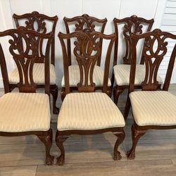 Set of 6 Chippendale Dining Chairs