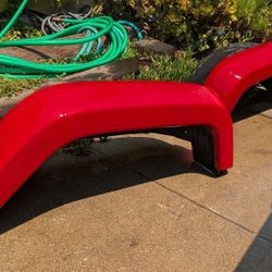 Jeep Fender Wrangler RIGHT REAR ONLY Fender Flair Red OEM 07-18 Wheel Arch Passenger RH
